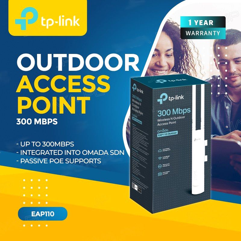 EAP110-Outdoor 300 Mbps Outdoor Wi-Fi Access Point 2.4Ghz