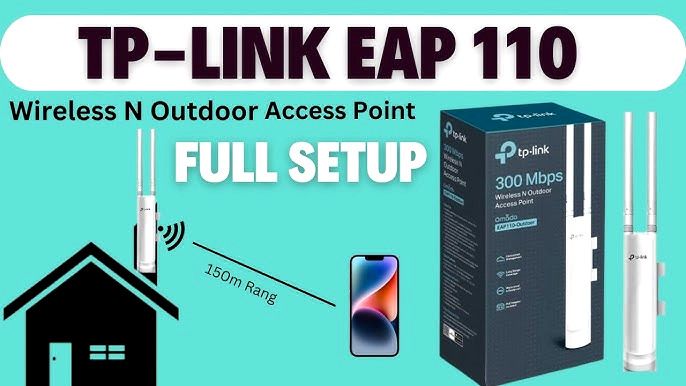 EAP110-Outdoor 300 Mbps Outdoor Wi-Fi Access Point 2.4Ghz