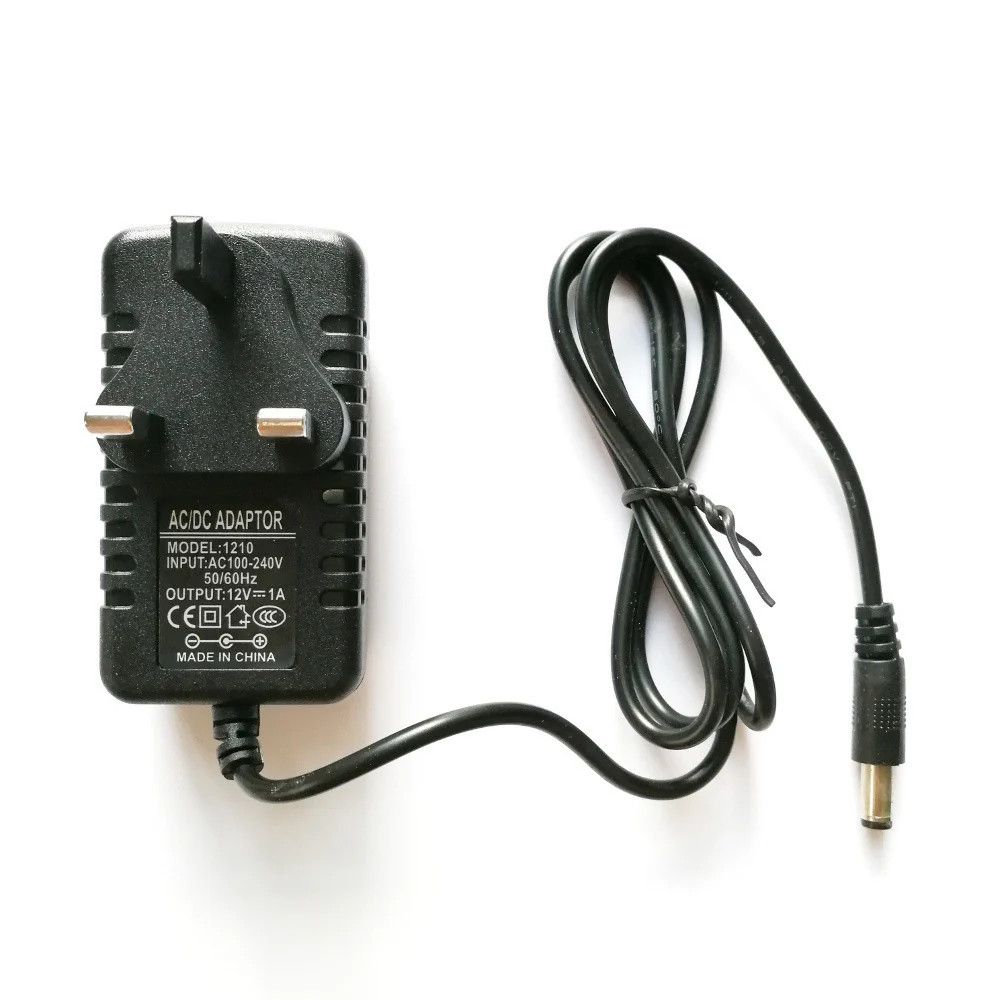 AC DC Power Adaptor 12V 1A 2A Power Supply UK Plug
