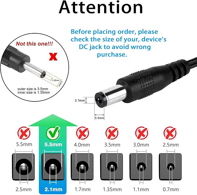 AC DC Power Adaptor 12V 1A 2A Power Supply UK Plug