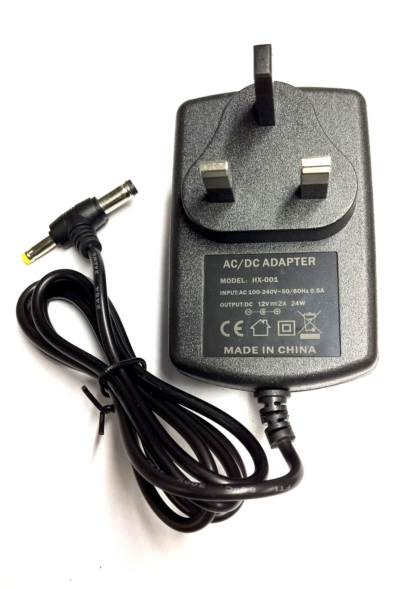 AC DC Power Adaptor 12V 2A Power Supply UK Plug