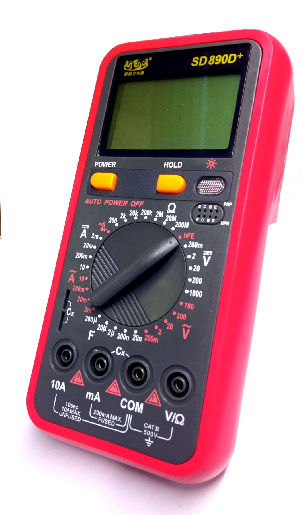 Professional Digital Multimeter AC/DC VoltMeter Ammeter Ohmeter SD890D+