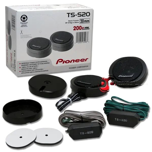 Pioneer TS-S20 Dome Tweeters 20mm 200W Max