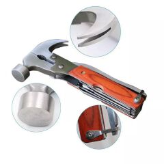 10 in 1 Portable Multi-Functional Claw Hammer Tool for Camping