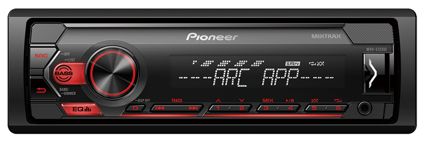 MVH-S125UI Single DIN Stereo Car Radio Receiver USB MP3 AM/FM Android Compatible