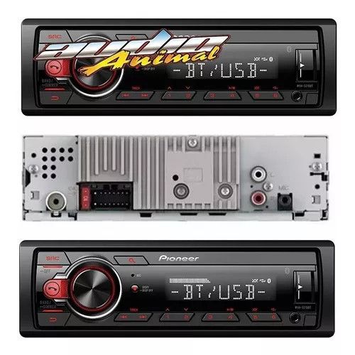 MVH-S215BT Single DIN Stereo Car Radio Receiver Bluetooth USB MP3 AM/FM Android Compatible