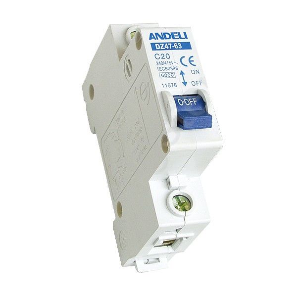 Andeli Miniature Circuit Breaker MCB C20 20A