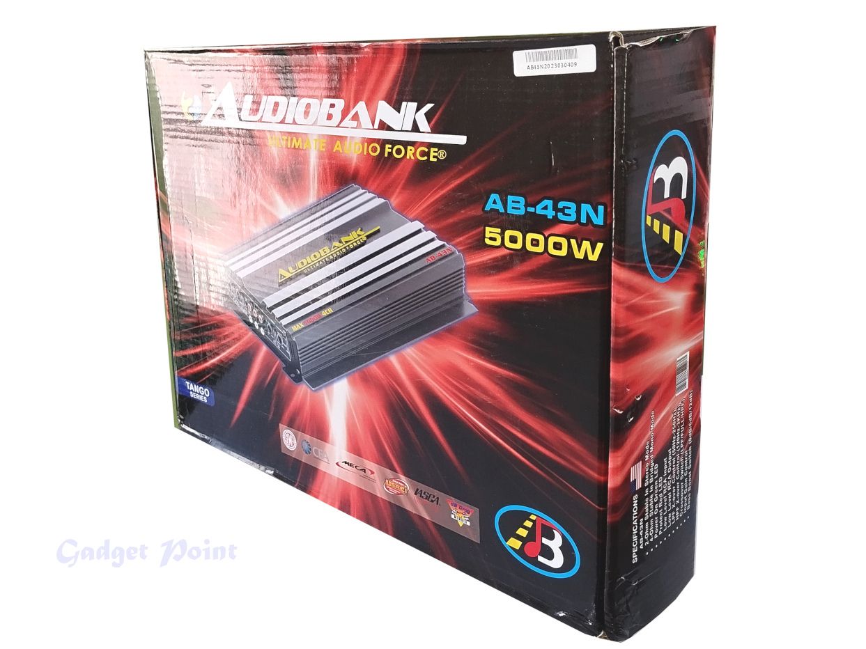 Audibank 4-Channel Amplifier Booster 5000W AB-43N Tango Series