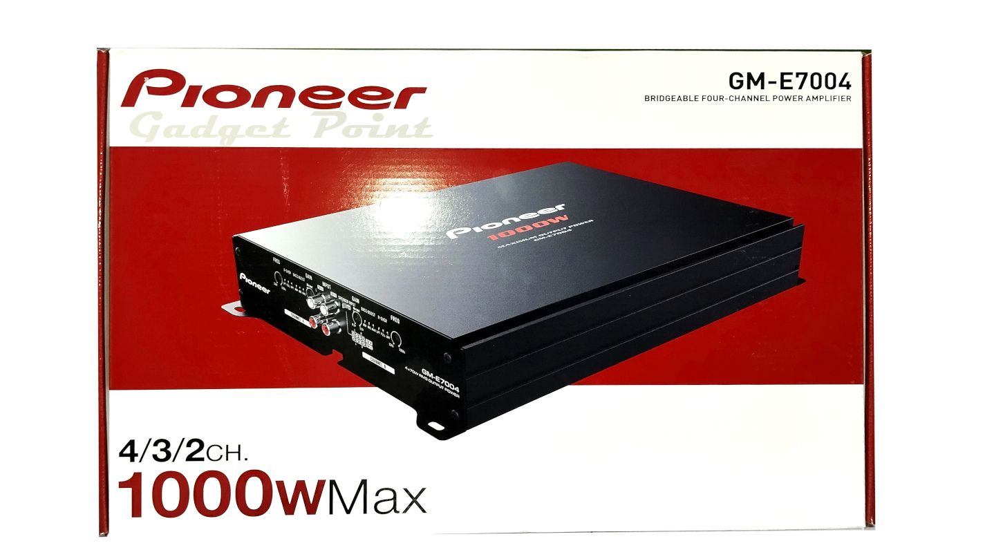 Pioneer 4Channel 1000 Watts Max Bridgeable Amp 4/3/2CH