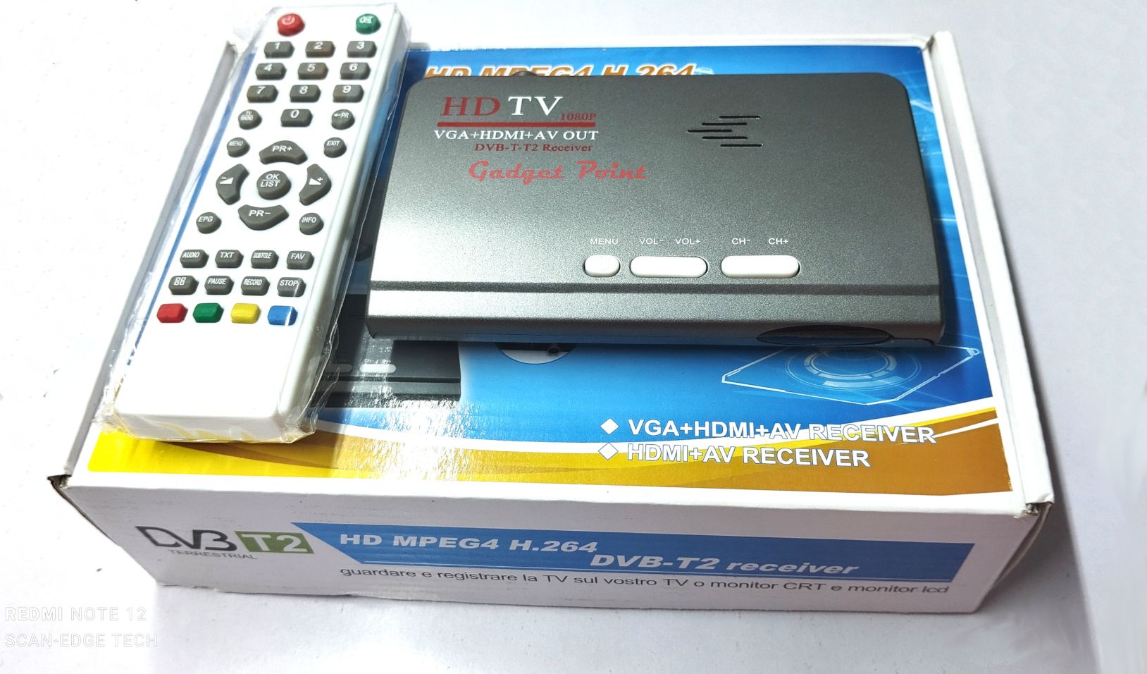 Digital TV Combo Box DVBT2 Free To Air FTA 1080P