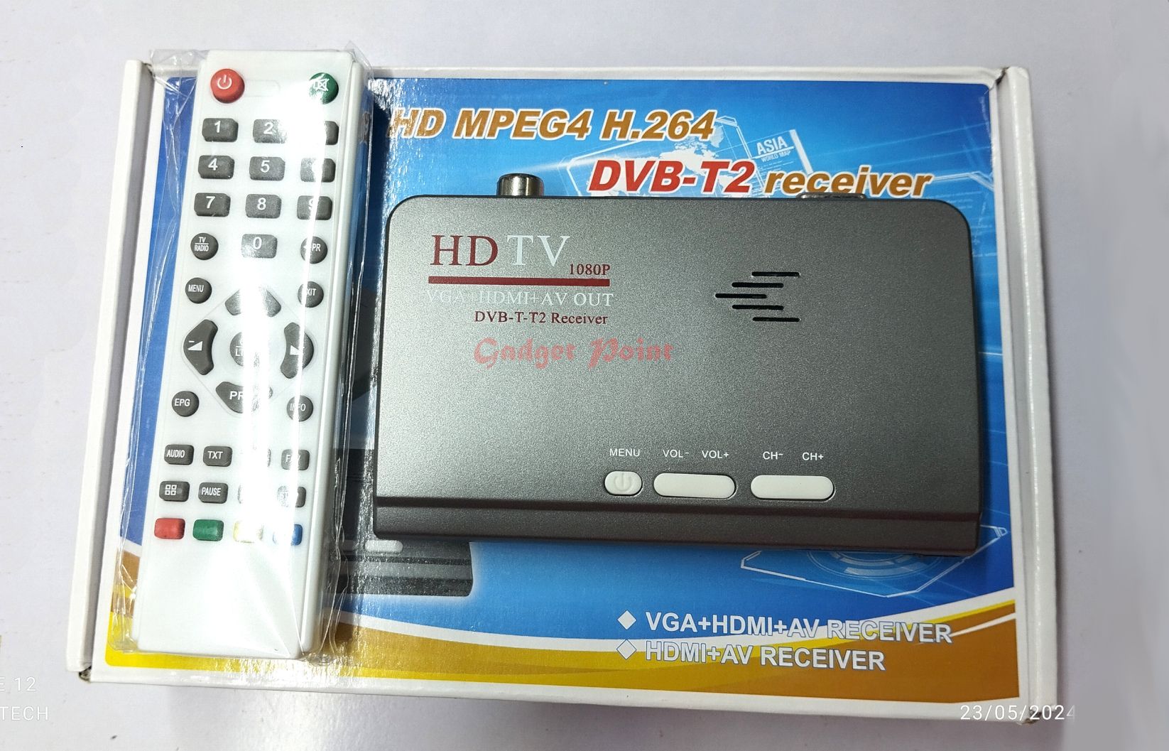 Digital TV Combo Box DVBT2 Free To Air FTA 1080P