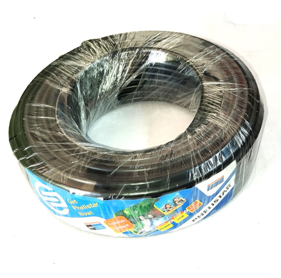 Phelistar TV Coaxial Cable Antenna Aerial Cable 35M 75Ohms