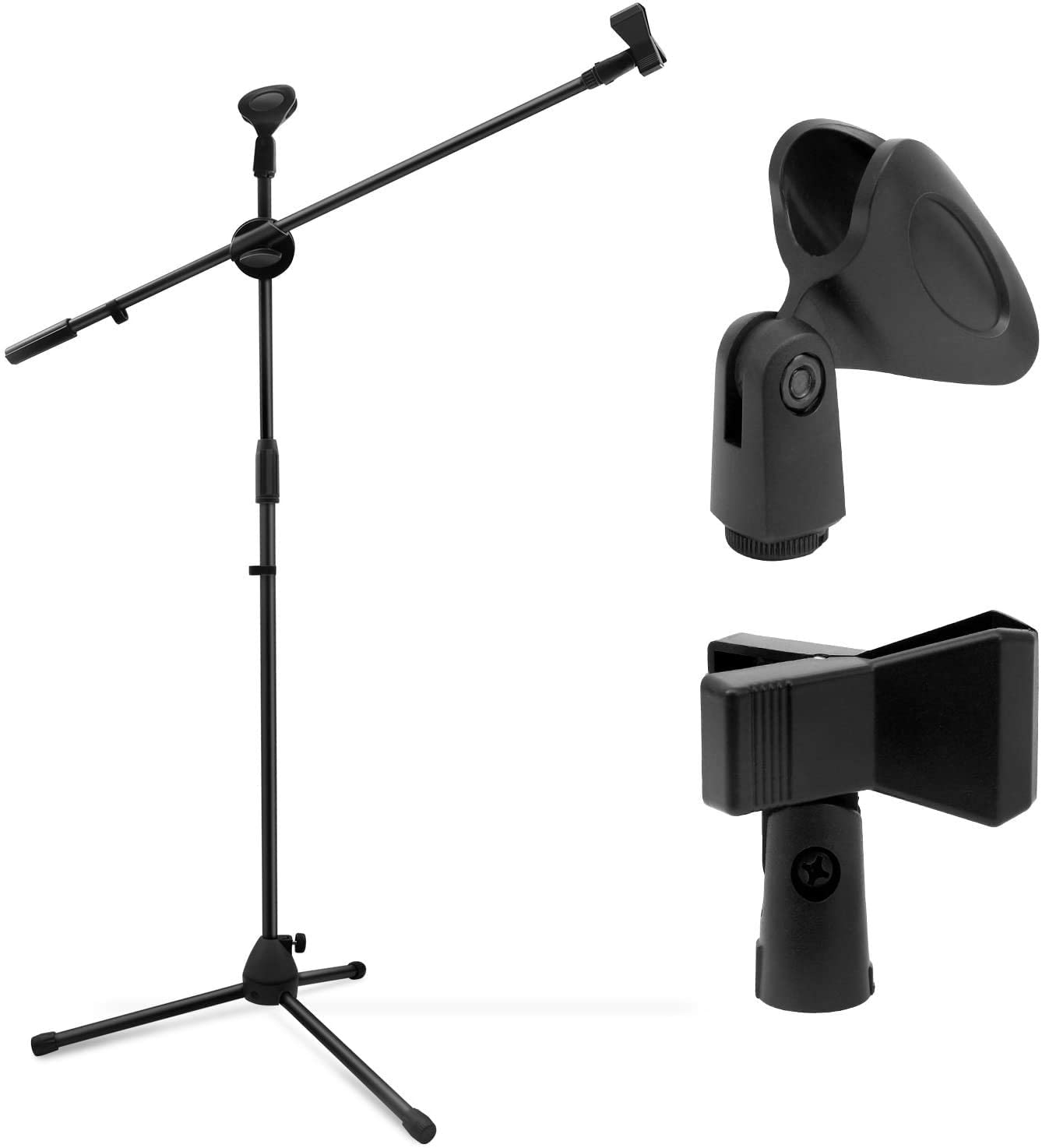 Height Adjustable Tripod Boom Microphone Stand