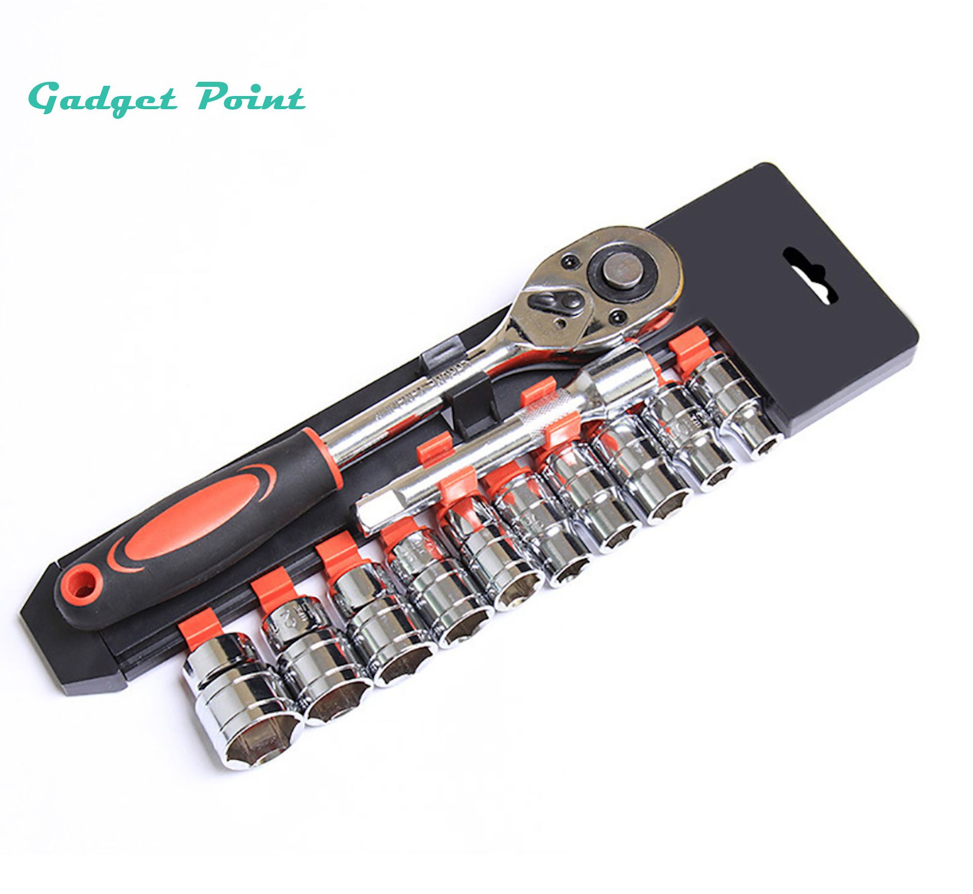 Ratchet Socket Spanner Set 11Pcs