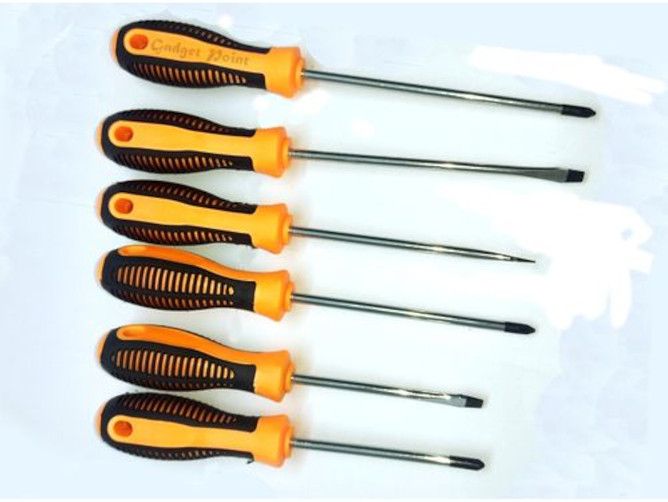 Magnetic Head Screw Driver Screwdriver Set Repair Tool Kit 6Pc