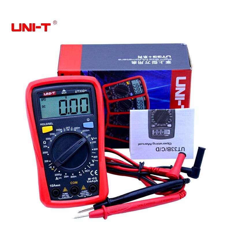 UNI-T UT33D+ True RMS Palm Digital Multimeter / Voltmeter / Ameter