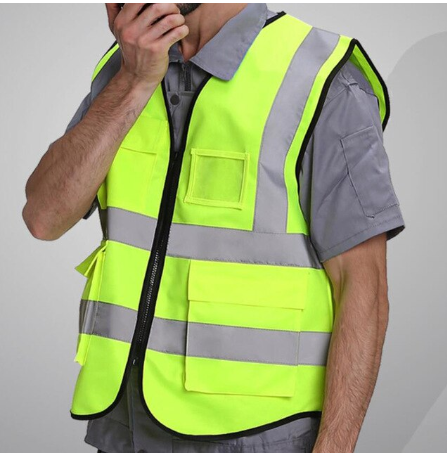 High Visibility Reflective Vest Yellow