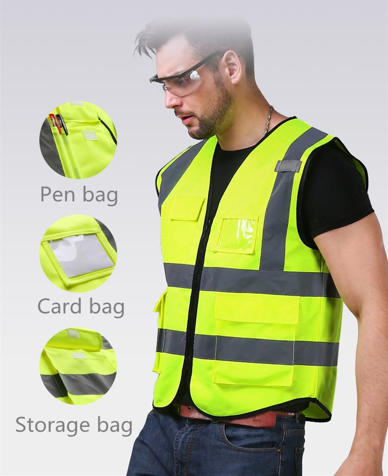 High Visibility Reflective Vest Yellow