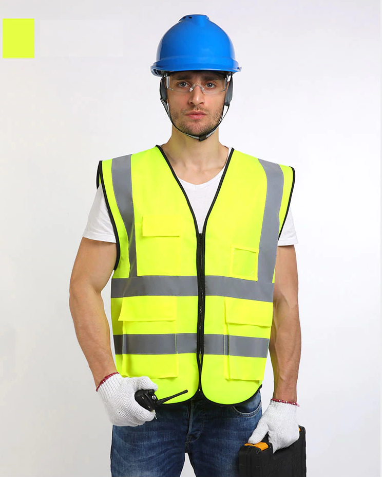 High Visibility Reflective Vest Yellow