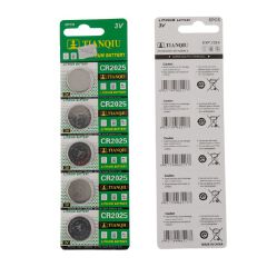 Tianqiu CR2025 Lithium Battery Cell Coin Button 5 Pcs
