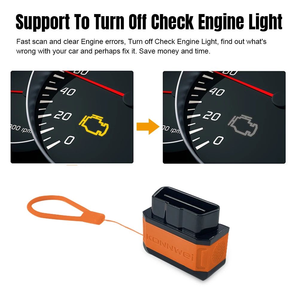 ELM327 V1.5 Bluetooth 5.0 OBD2 Scanner OBDII Auto Car Diagnostic