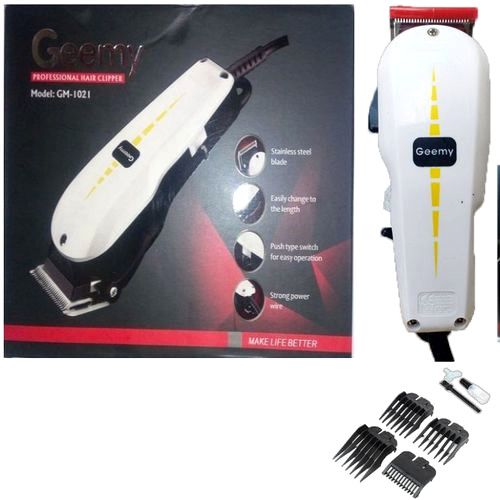 Geemy Professional Corded Hair Clipper Shaving Machine Kinyozi GM-1021