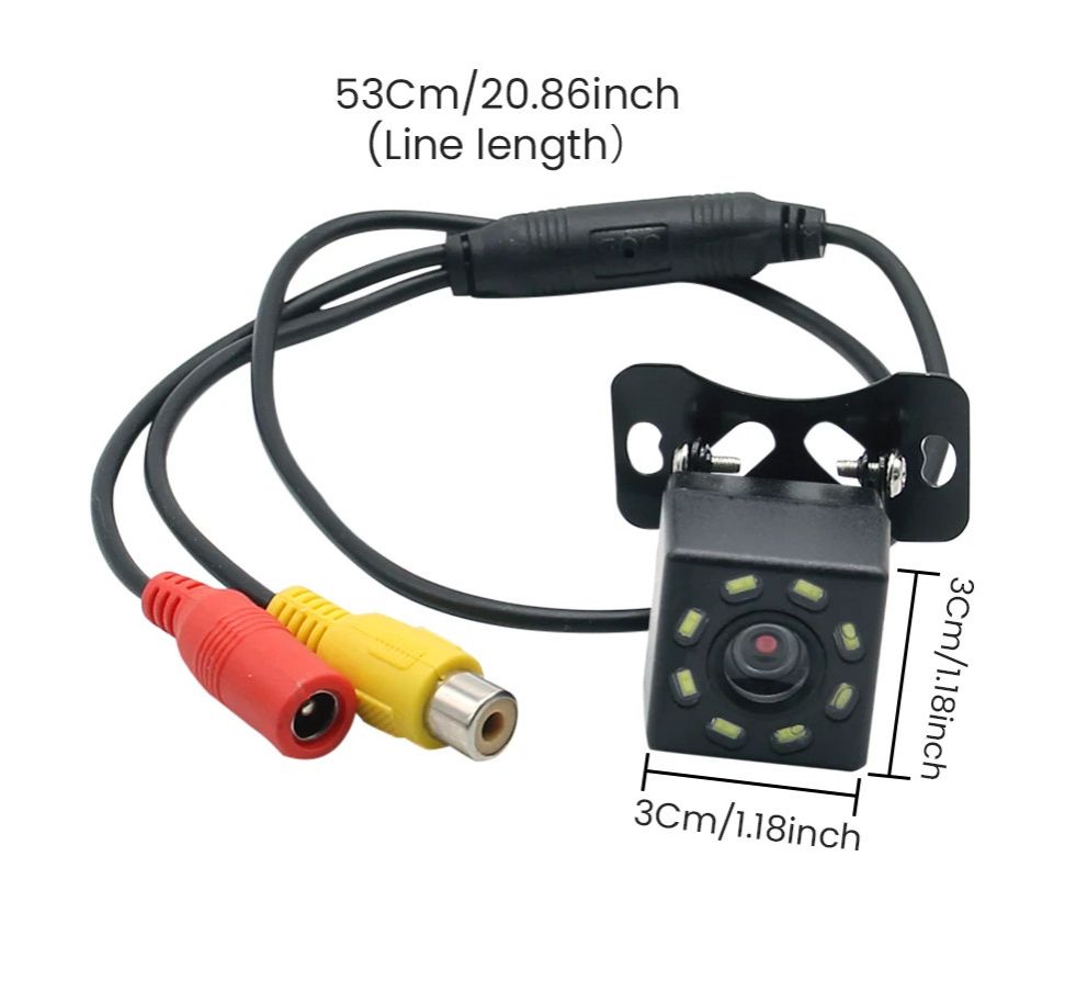 Waterproof Car Rear View Camera 170 Wide Angle HD CCD 4 8 12 LED Night Visions Reversing Parking Cameras