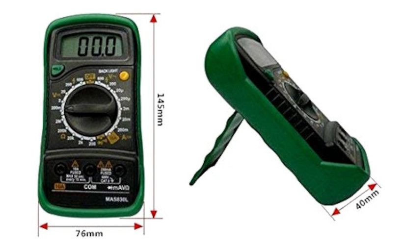 Digital Pocket Size Multimeter Multi meter Voltmeter Tester