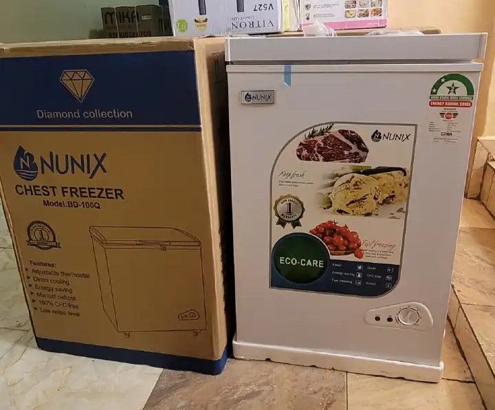 Nunix Chest Freezer 100L Capacity And Energy Efficient