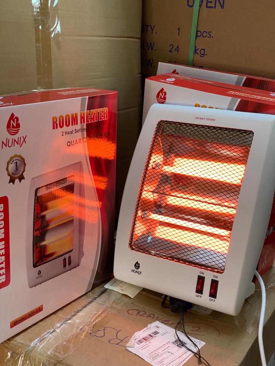 Nunix Quartz Portable Electric Room Heater or Warmer Fan Keep your Room Warm with Automatic Temperature Control