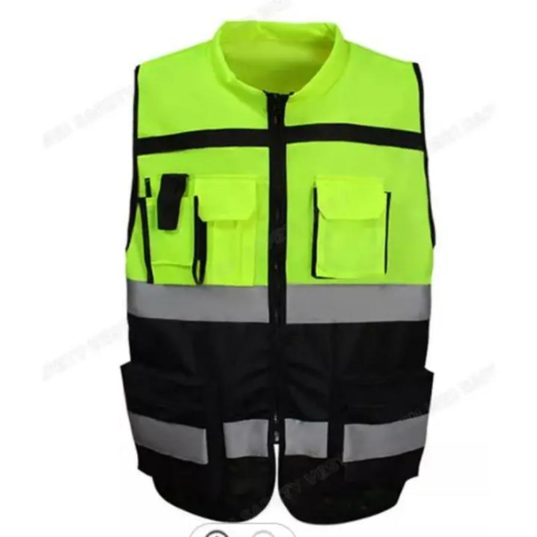 Multi colored reflector vest