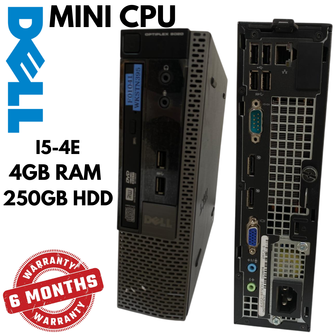 Mini PC – Intel Core i5 4th Gen, 4GB RAM, 250GB HDD, Windows 10