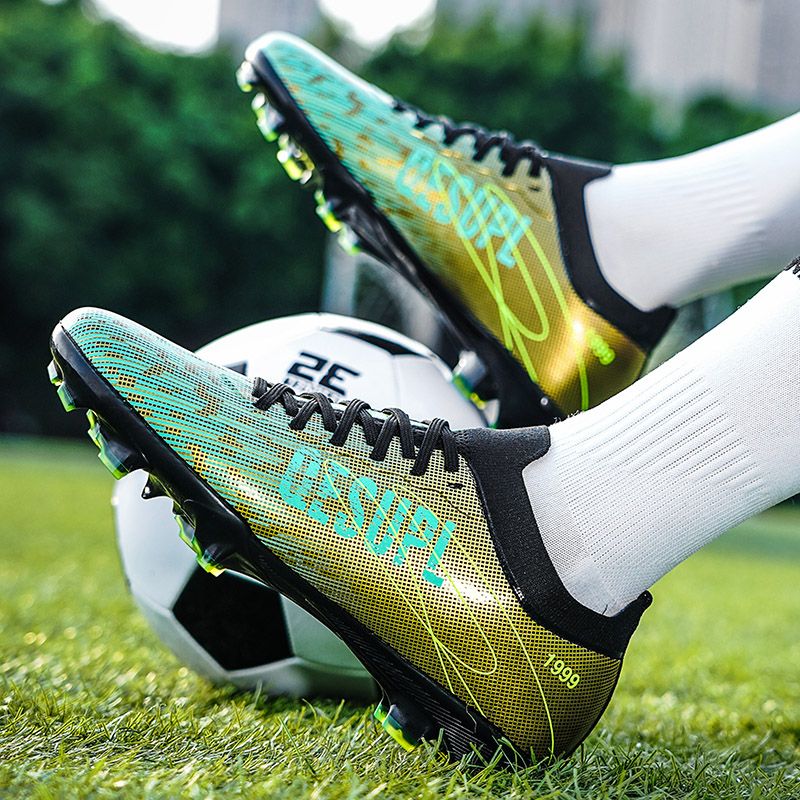 Men Kids Fashion Soccer Shoes Cleats Low-top Team Sports Training FG Firm Comfort Football Shoes Outdoor