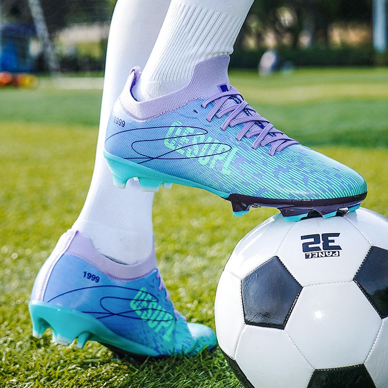 Men Kids Fashion Soccer Shoes Cleats Low-top Team Sports Training FG Firm Comfort Football Shoes Outdoor