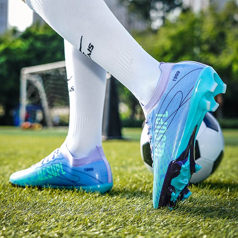 Men Kids Fashion Soccer Shoes Cleats Low-top Team Sports Training FG Firm Comfort Football Shoes Outdoor