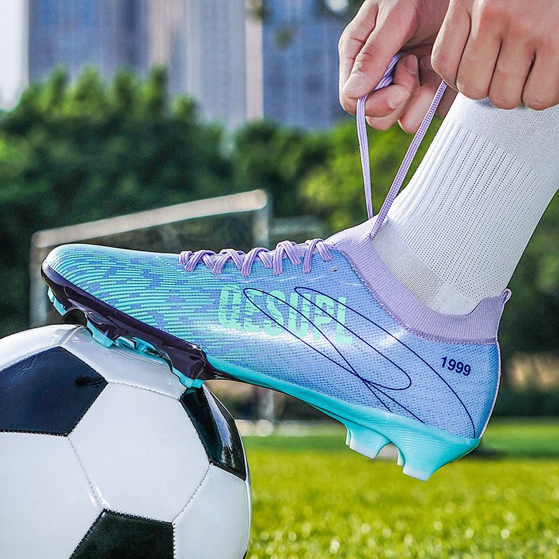 Men Kids Fashion Soccer Shoes Cleats Low-top Team Sports Training FG Firm Comfort Football Shoes Outdoor
