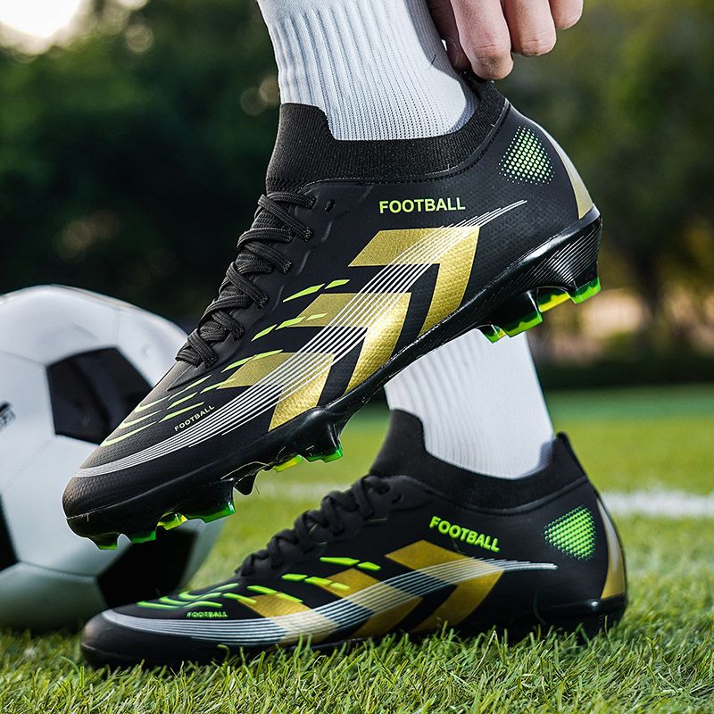 Men Soccer Shoes Kids Boys Cleats Low-top Team Sports Training TF/FG Turf Firm Comfort Football Shoes Outdoor