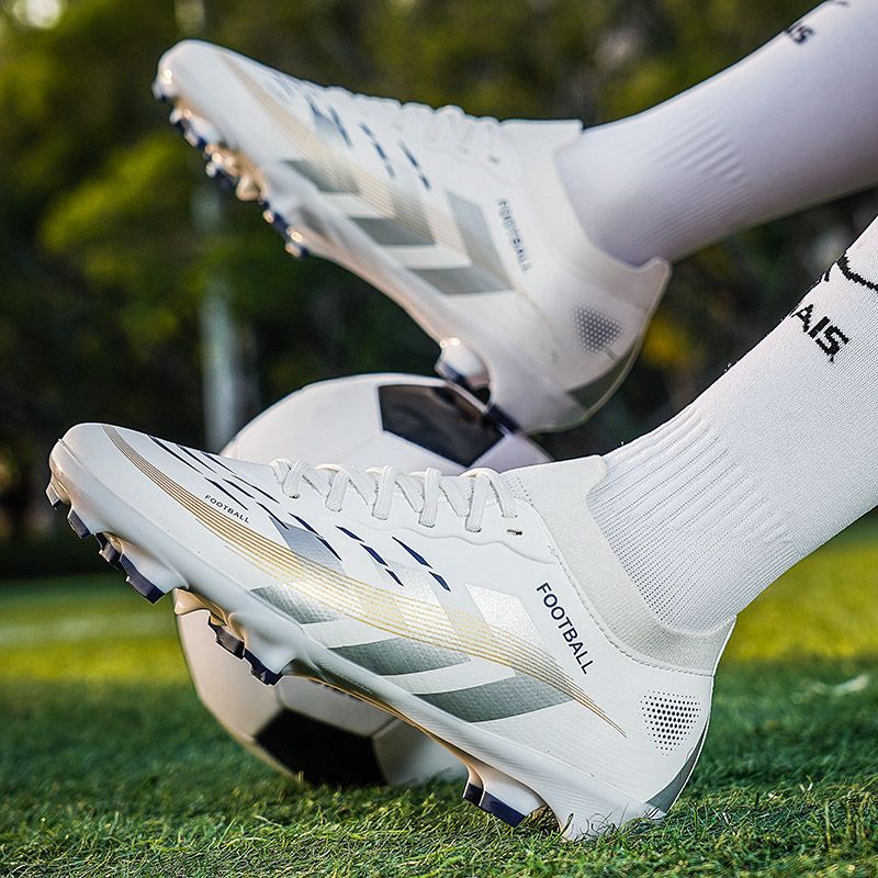 Men Soccer Shoes Kids Boys Cleats Low-top Team Sports Training TF/FG Turf Firm Comfort Football Shoes Outdoor
