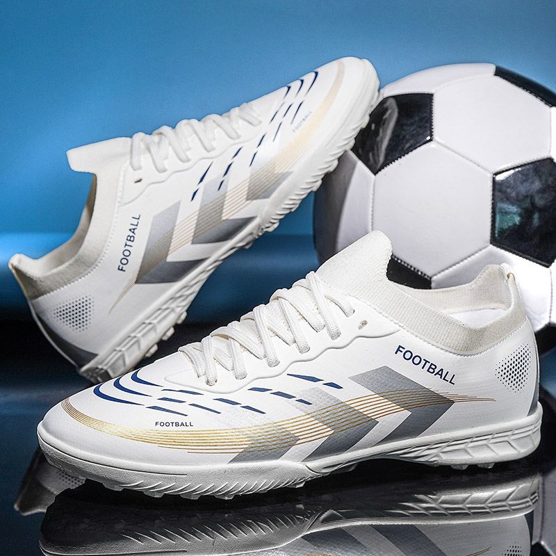 Men Soccer Shoes Kids Boys Cleats Low-top Team Sports Training TF/FG Turf Firm Comfort Football Shoes Outdoor