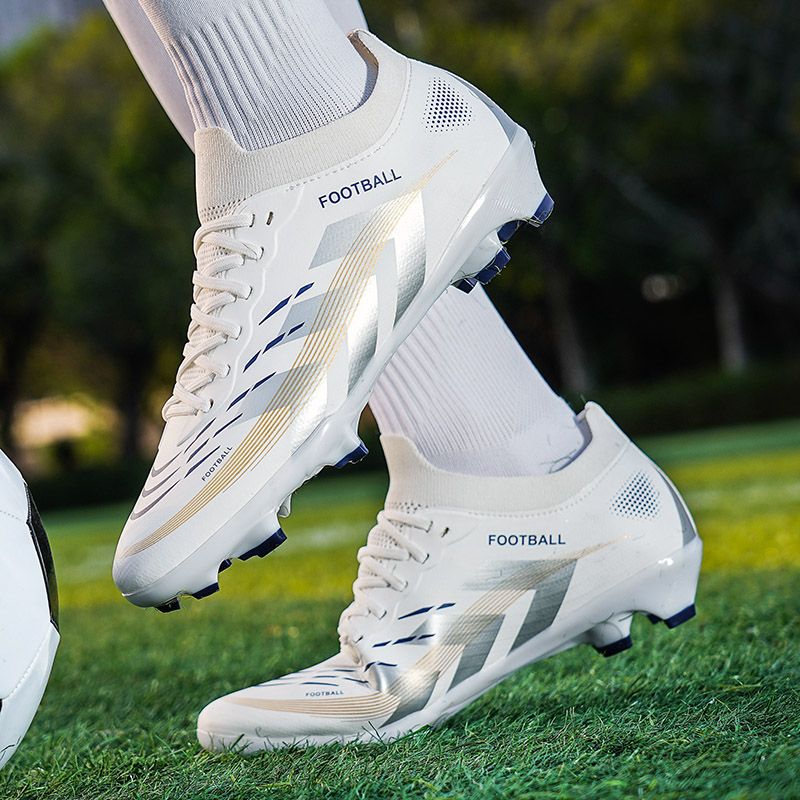 Men Soccer Shoes Kids Boys Cleats Low-top Team Sports Training TF/FG Turf Firm Comfort Football Shoes Outdoor