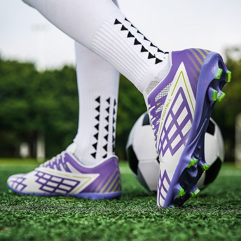 Men Soccer Shoes Kids Boys Cleats Low-top Team Sports Training TF/FG Turf Firm Comfort Football Shoes Outdoor