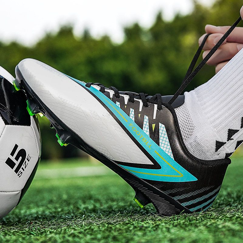 Men Soccer Shoes Kids Boys Cleats Low-top Team Sports Training TF/FG Turf Firm Comfort Football Shoes Outdoor
