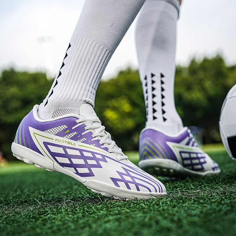 Men Soccer Shoes Kids Boys Cleats Low-top Team Sports Training TF/FG Turf Firm Comfort Football Shoes Outdoor