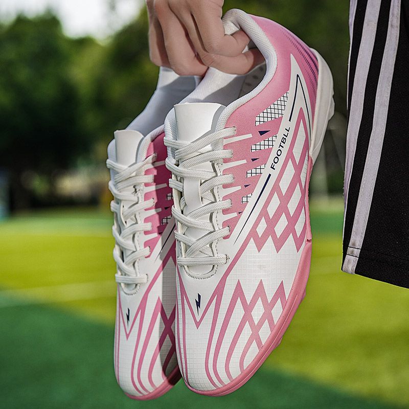 Men Soccer Shoes Kids Boys Cleats Low-top Team Sports Training TF/FG Turf Firm Comfort Football Shoes Outdoor