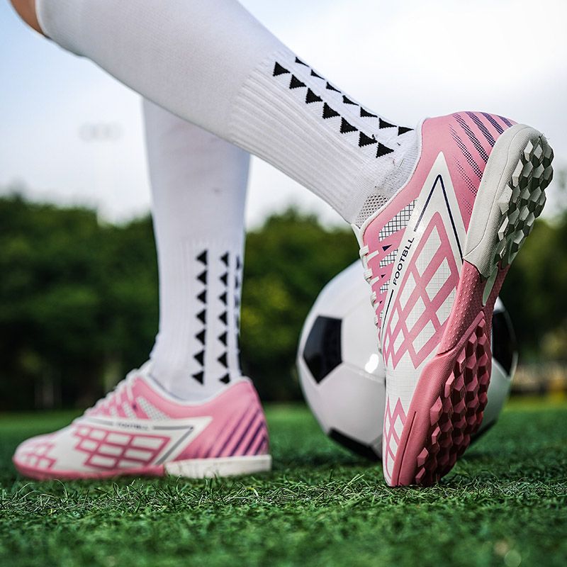 Men Soccer Shoes Kids Boys Cleats Low-top Team Sports Training TF/FG Turf Firm Comfort Football Shoes Outdoor