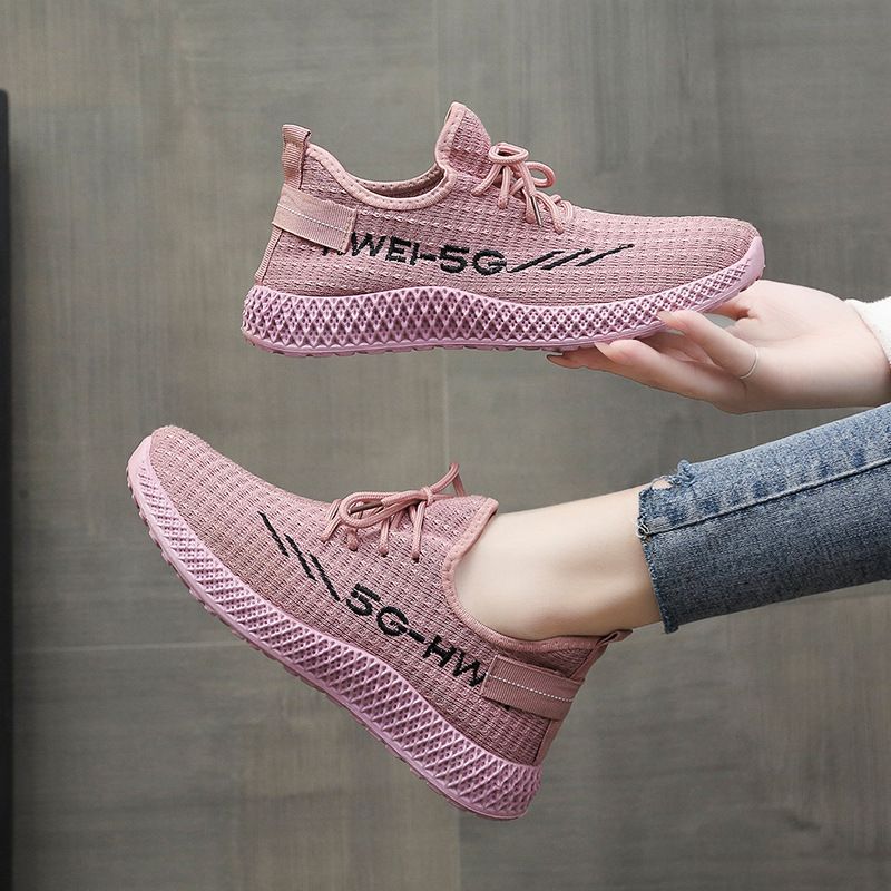 Women Fashion Sneakers Breathable Lightweight Sports Athletic Walking Sneaker Comfort Casual Non-slip Running Gym Shoes