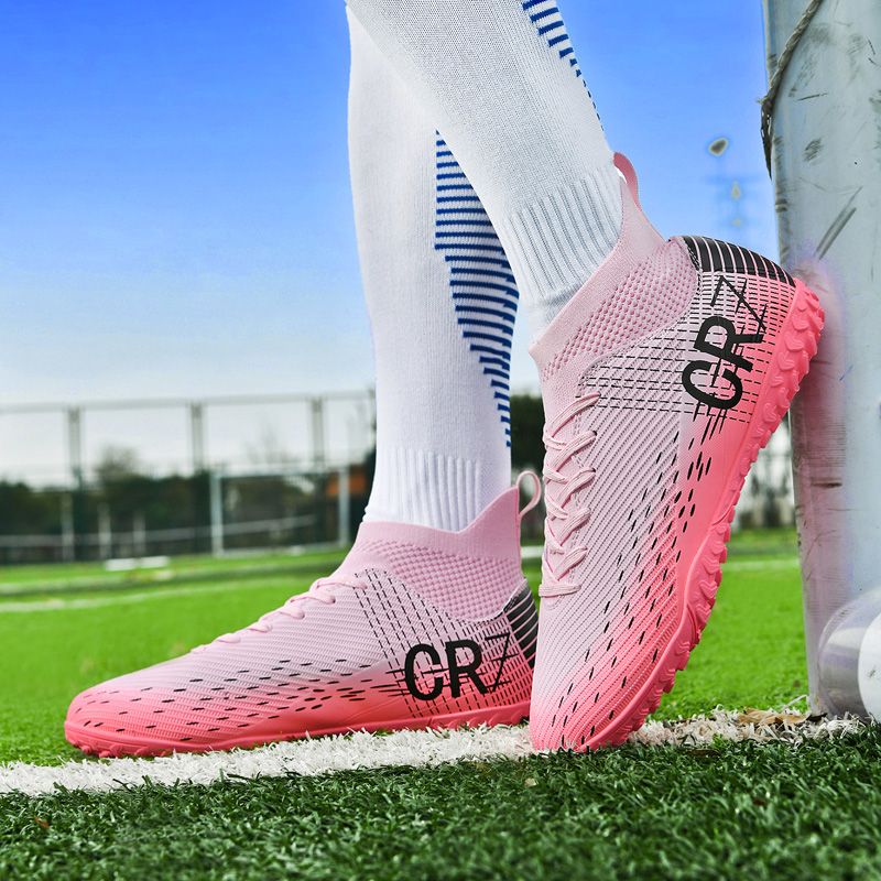 Men Soccer Shoes Kids Boys  Cleats Low-top Team Sports Training TF/FG Turf Firm Comfort Football Shoes Outdoor