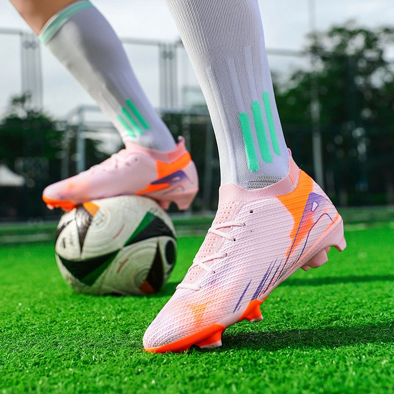 Men Soccer Shoes Kids Boys  Cleats Low-top Team Sports Training TF/FG Turf Firm Comfort Football Shoes Outdoor