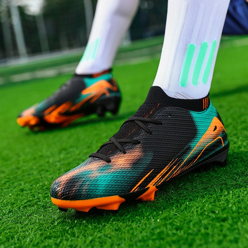Men Soccer Shoes Kids Boys  Cleats Low-top Team Sports Training TF/FG Turf Firm Comfort Football Shoes Outdoor