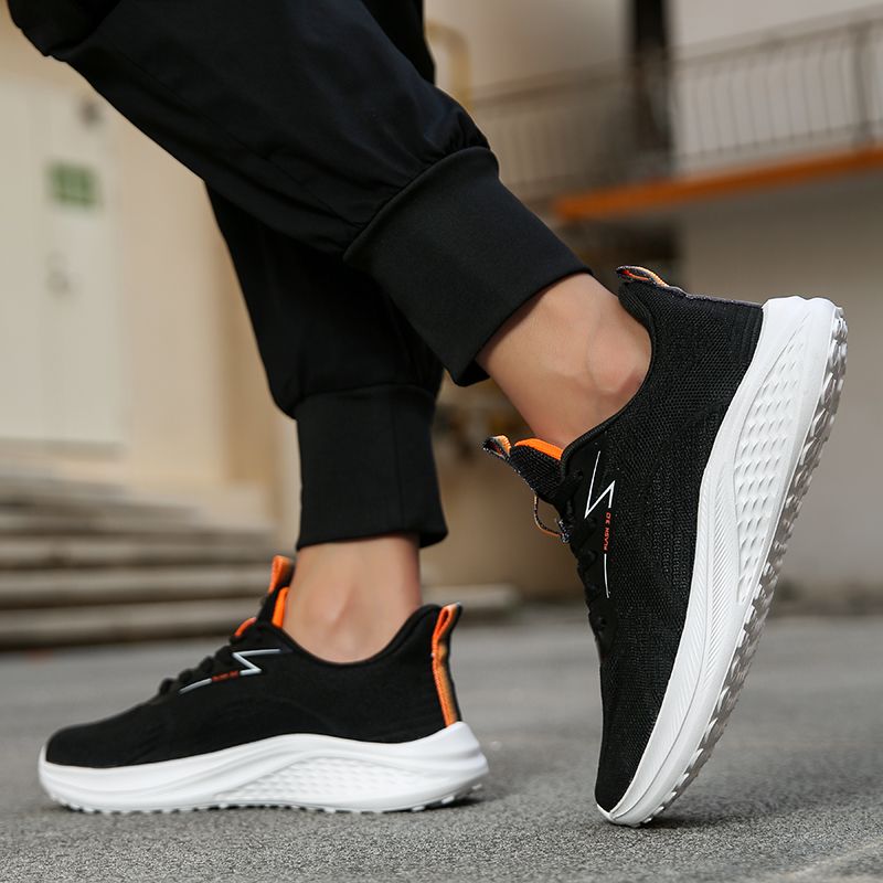 Men Running Shoes Athletic Sports Casual Walk Comfort Lightweight Non-Slip Lace up Sneakers for Gym Workout